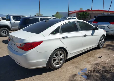 2013 Hyundai Sonata Limited из США, поврежденный, VIN 5NPEC4AC5DH656281